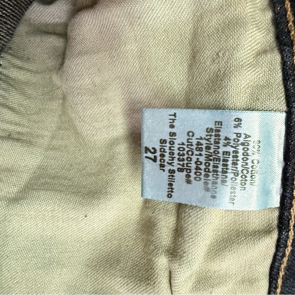 Current/Elliott Dark Blue Denim‎ Jeans - Picture 12 of 16